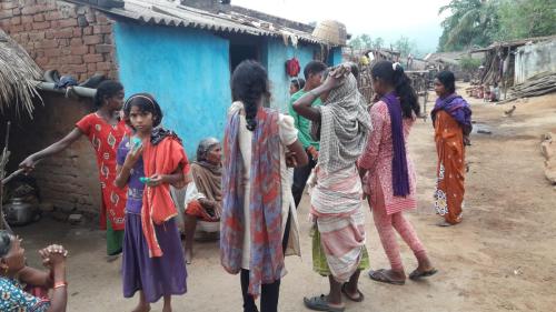 TRIBES AT THEIR VILLAGE