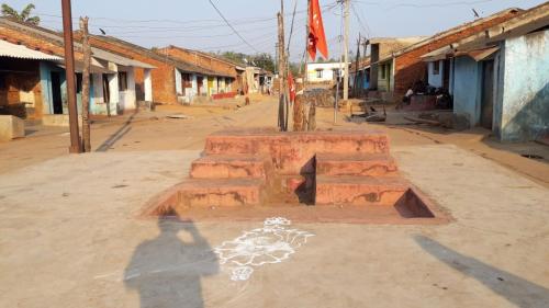 WORSHIPING PLACE AT TRIBAL VILLAGE
